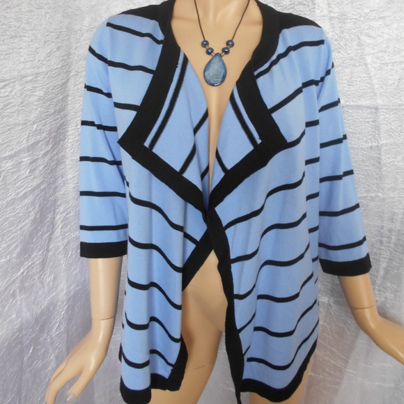Nwt $48 DESIGNERS ORIGINALS M Open Front Cardigan - Picture 1 of 5
